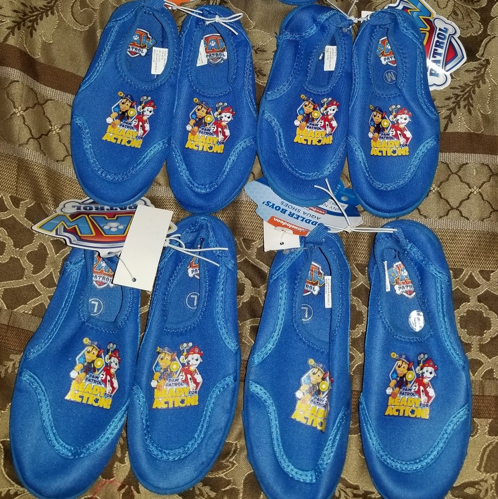 Kids Toddler Paw Patrol Water Shoes New